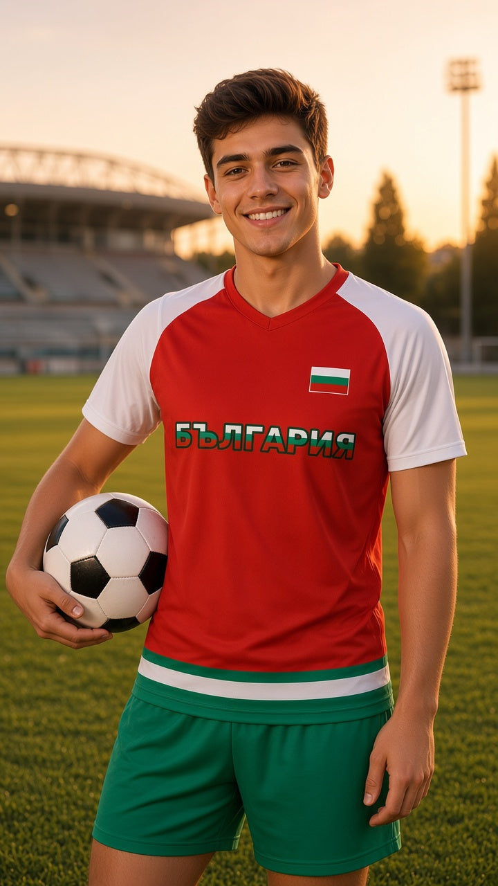 Унисекс – червена фанелка България / Unisex Kit Bulgaria