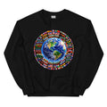 ONE WORLD • ONE TEAM Sweatshirt – Farbe Schwarz, Vorderansicht