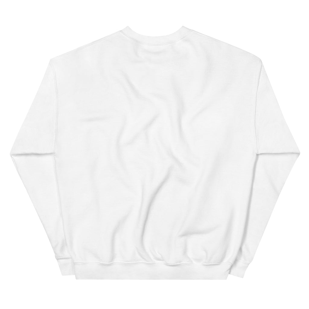 ONE WORLD • ONE TEAM Sweatshirt – Farbe Weiß, Rückansicht