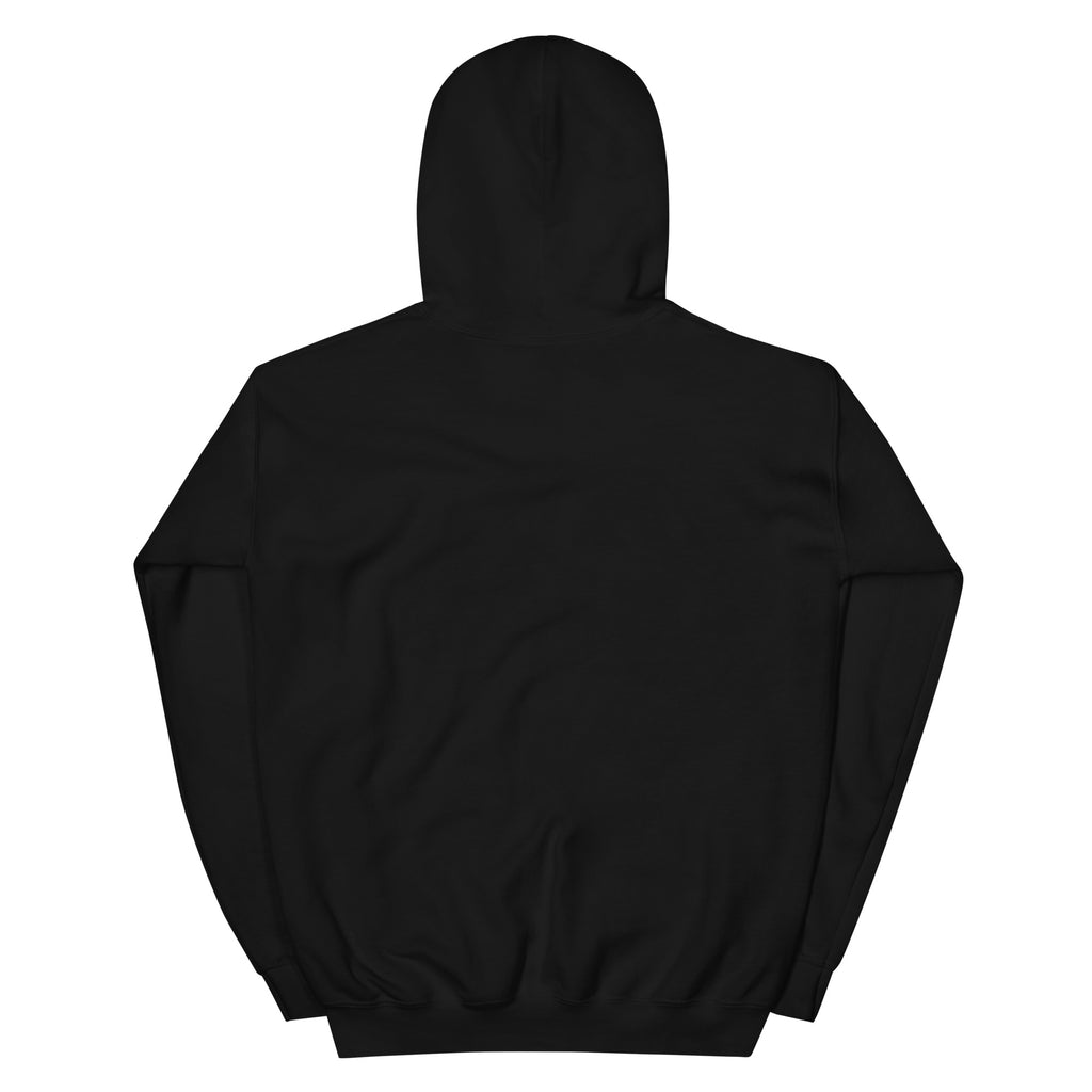 Sudadera con capucha ONE WORLD • ONE TEAM – color negro, vista trasera