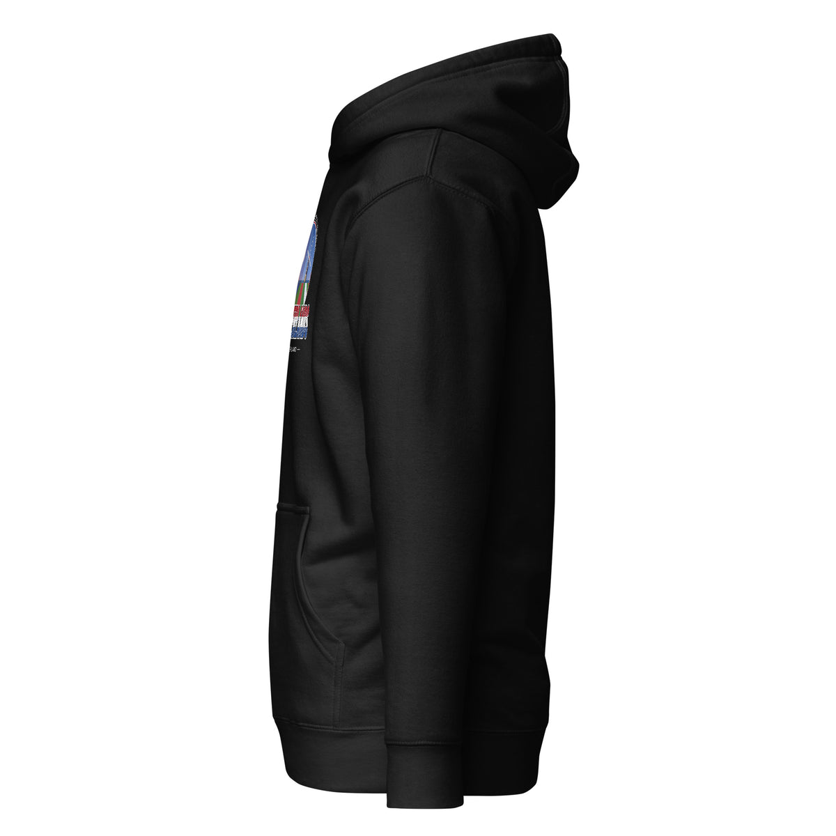Hoodie NEDERLAND – Grachten, Molens & Tulpen, linkerkant