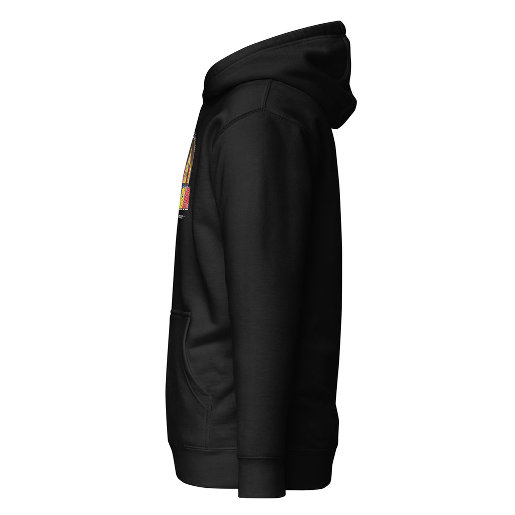 Hoodie BELGIË – Brussel, Brugge & Gent, linkerkant