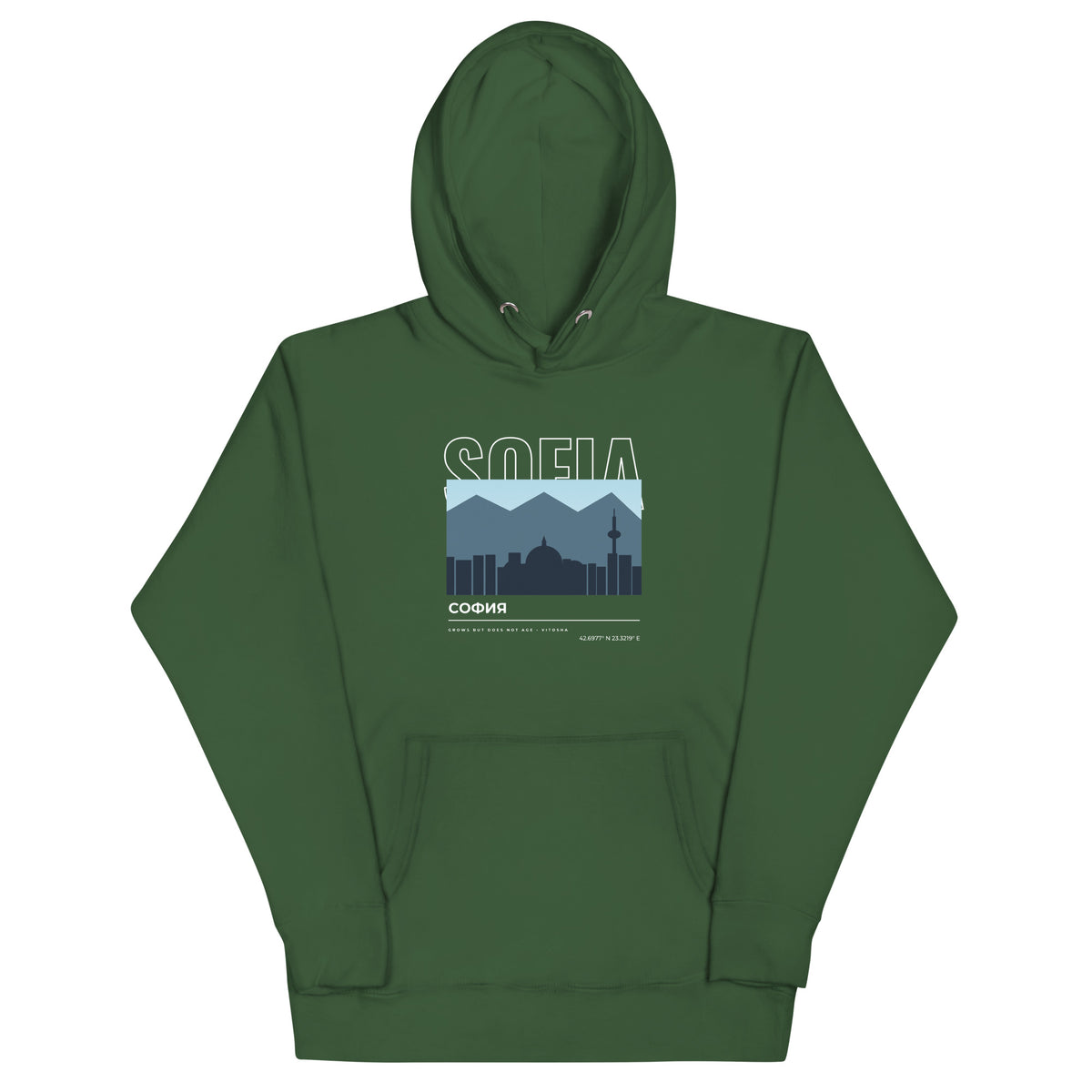 Sudadera SOFIA София – diseño con Vitosha – diseño original TWOK®, imagen 4 de 5