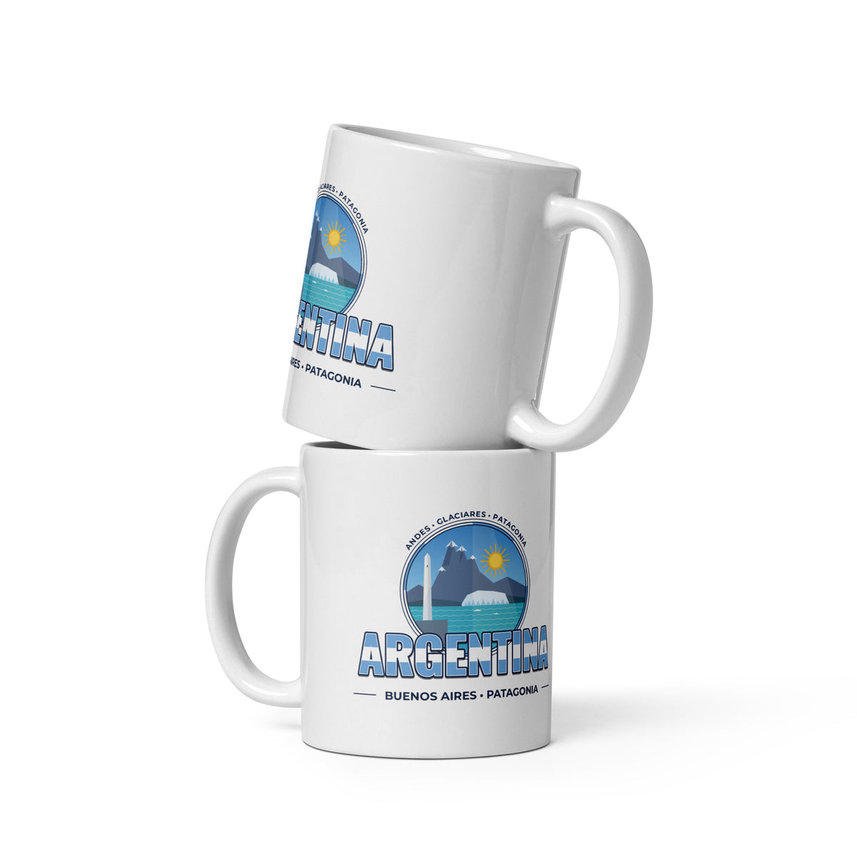 Taza ARGENTINA – Buenos Aires, Patagonia e Iguazú, vista de frente