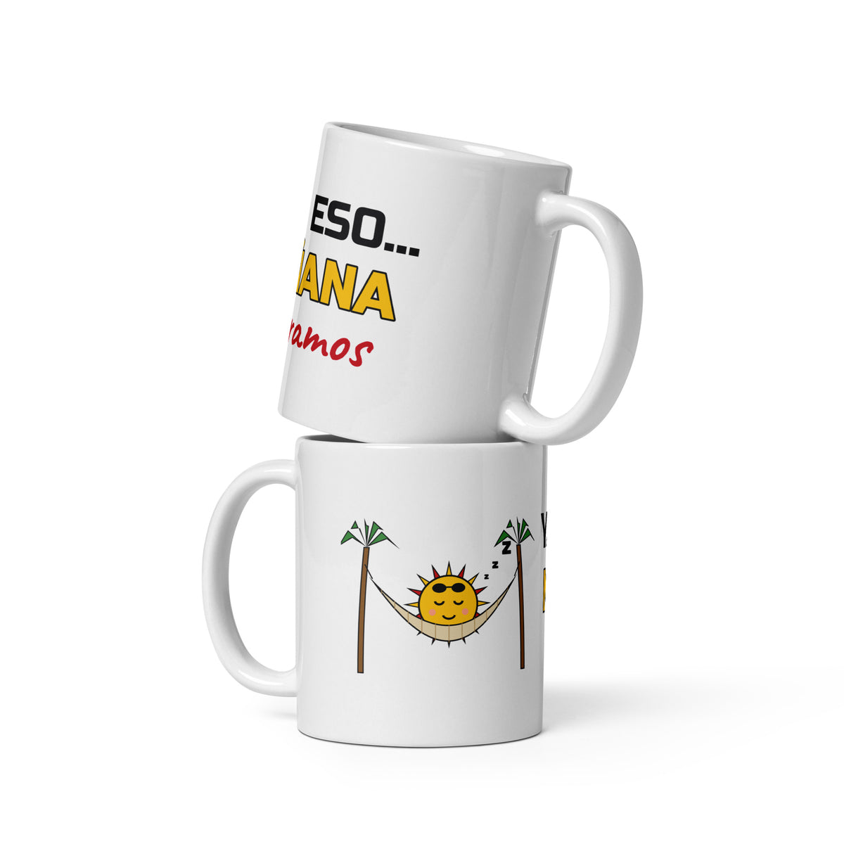Taza «Ya si eso… mañana lo miramos» – regalo divertido – diseño original TWOK®, imagen 2 de 2